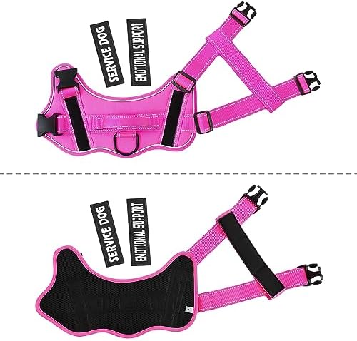 voopet Service Dog Harness, Emotional Support Pet Vest Harness, Reflective