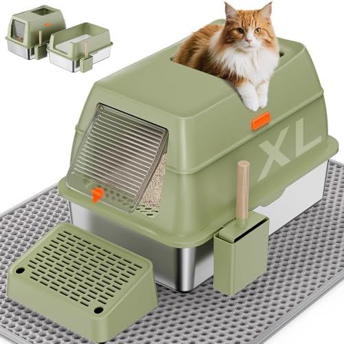 XL Stainless Steel Litter Box