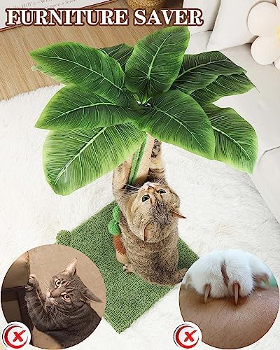 ANWA 35" Tall Simulated Cat Scratching Post