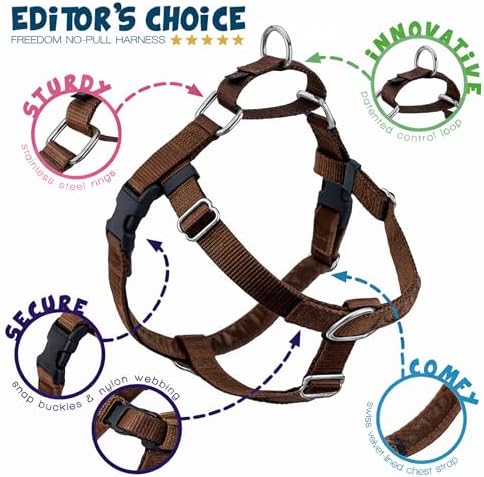 2 Hounds Design Freedom No Pull Dog Harness, 5/8 inch MD