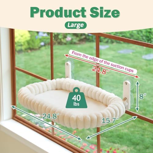 Zakkart SnugCloud Foldable Cat Window Perch