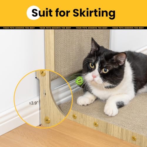 Conlun Cardboard L Shape Cat Scratcher