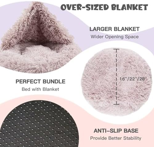 Himax 35in Covered Large Dog Bed