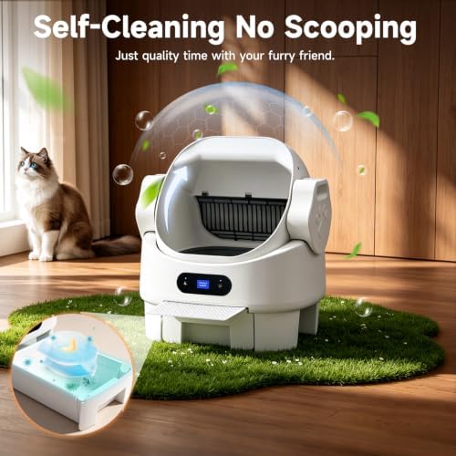 Self Cleaning Open Top Automatic Multiple Cat Litter Box