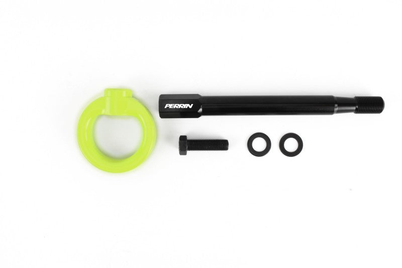 PERRIN Tow Hook Kit Front - Neon Yellow | PSP-BDY-231NY