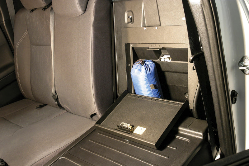 Tuffy 05-23 Toyota Tacoma Behind Seat Cubby Cover W/ Combo Lock