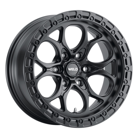 Weld Ledge 6 18x9 / 6x135 / 4.5 BS / 87.1 HB - Satin Black - Non-BL Wheel