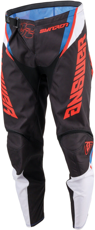 Answer 25 Syncron Envenom Pants Red/White/Blue Size - 28