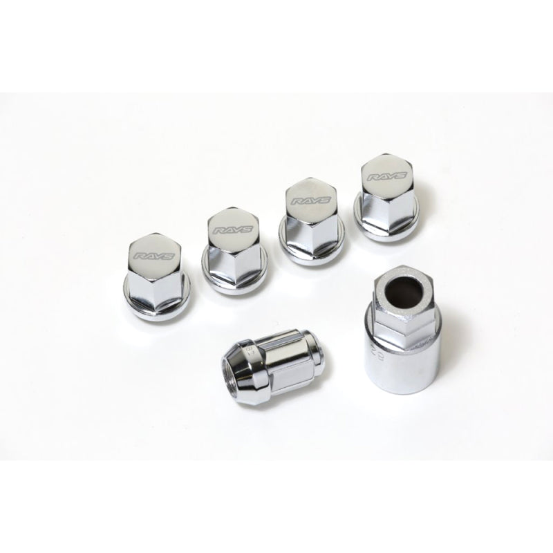 Rays 19 Hex Lock & Lug Nut Set M14x1.5 - Chrome