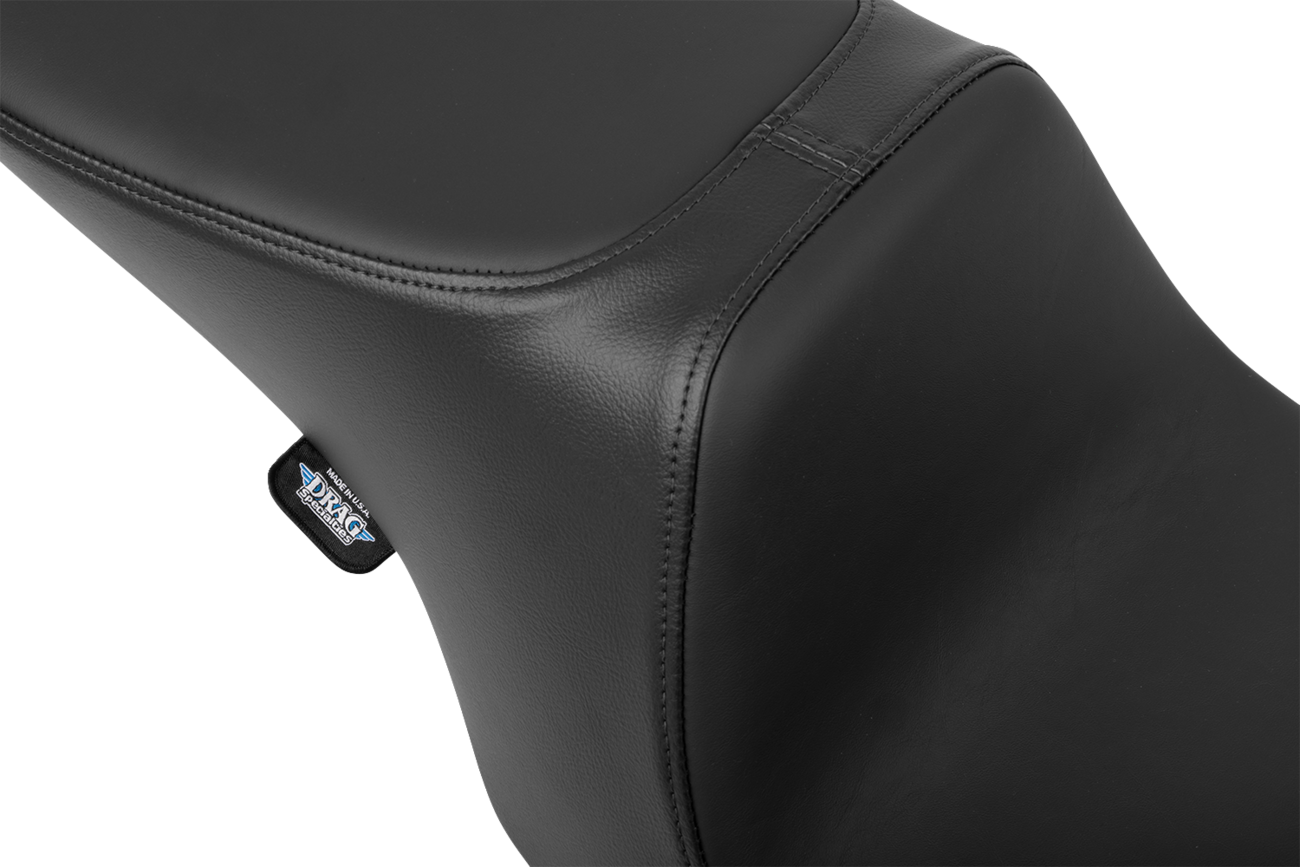 DRAG SPECIALTIES SEATS, Drag Specialties Seats Predator 2-Up Seat with Solar Leather for Harley FL '97-'07, Part #4695E