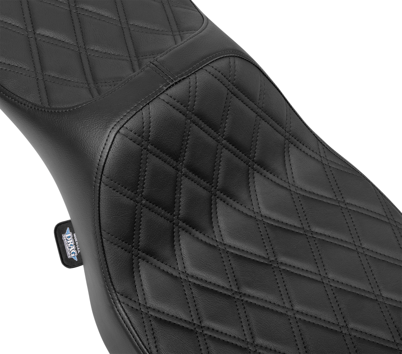 DRAG SPECIALTIES SEATS, DRAG SPECIALTIES SEATS Predator III Extended Reach Seat Part 4705B for Harley FLH/FLT 2023-2024