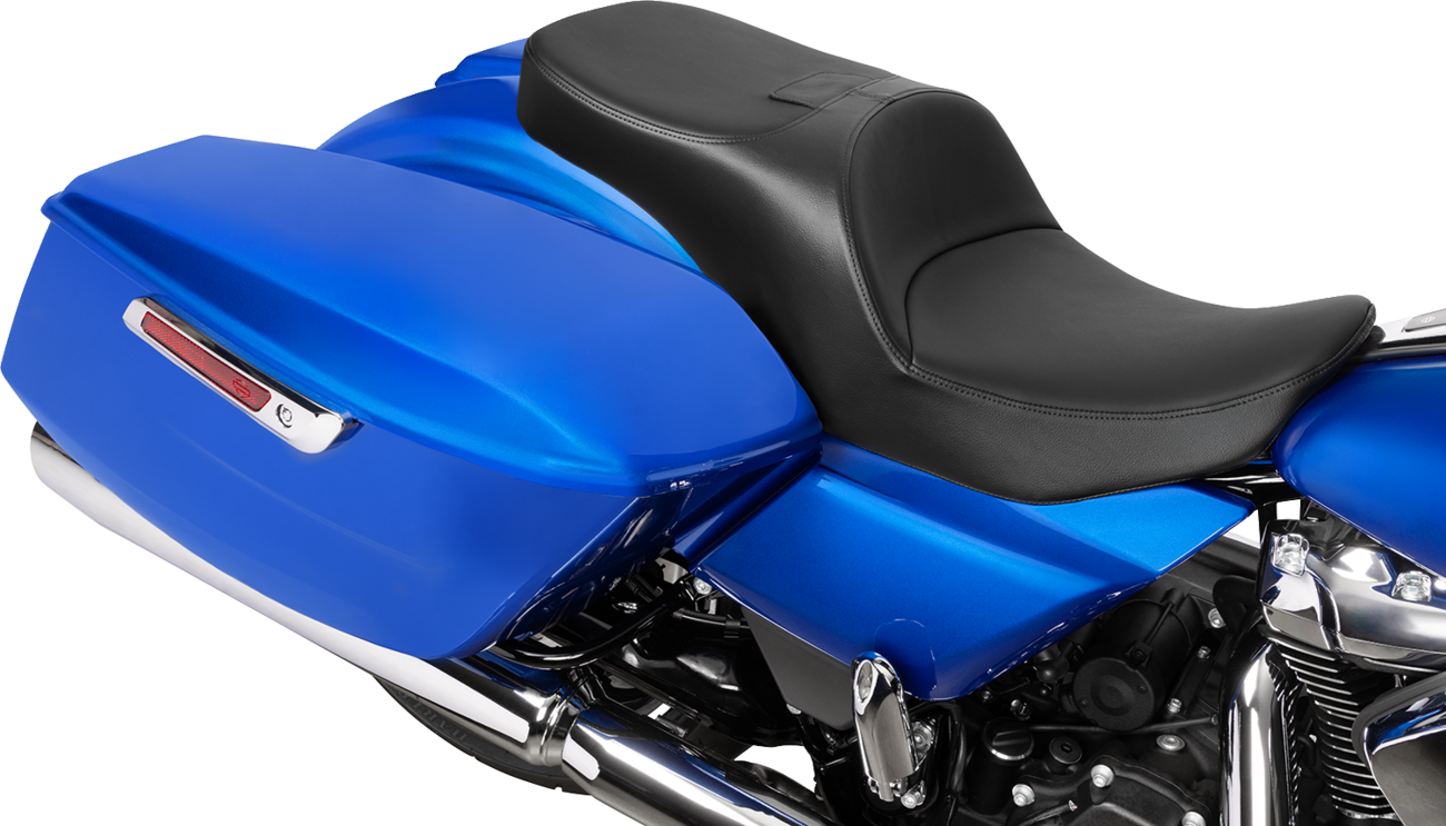 DRAG SPECIALTIES SEATS, Drag Specialties Seats Forward Position Freedom Seat 4715E for FLH/FLT 2023-2025 - Vinyl and Solar Leather Finish