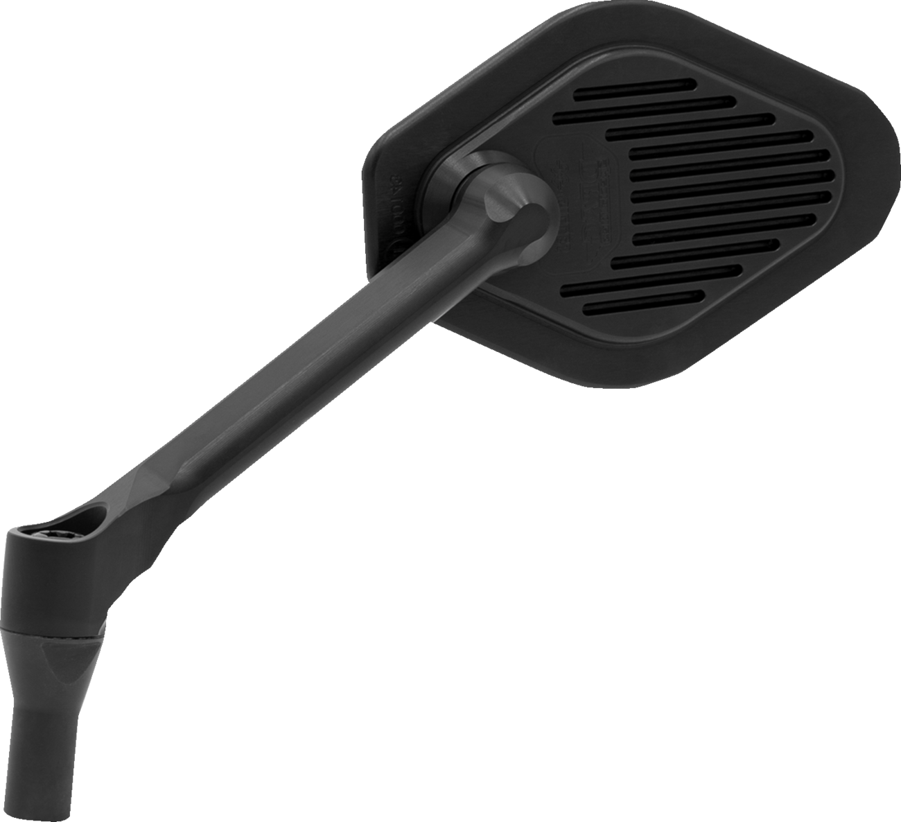 DRAG SPECIALTIES M03-10L Adjustable Diamond Black Mirror with Short Stem for Harley Davidson