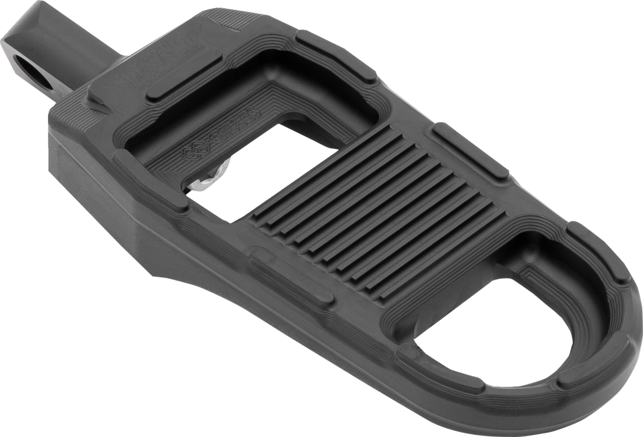 DRAG SPECIALTIES Adjustable Foot Pegs - Black RGK2-B001 for Motorcycles