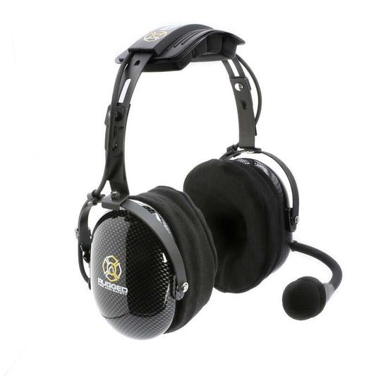 Rugged Radios FHS Over-The-Head Fire Safety Industrial Headset No Buttons / No Cable
