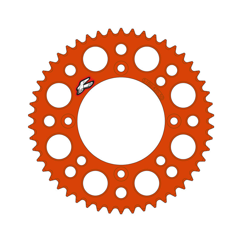 Renthal 2025 KTM 65 Rear Chain Wheel - Orange 420-49GP Teeth