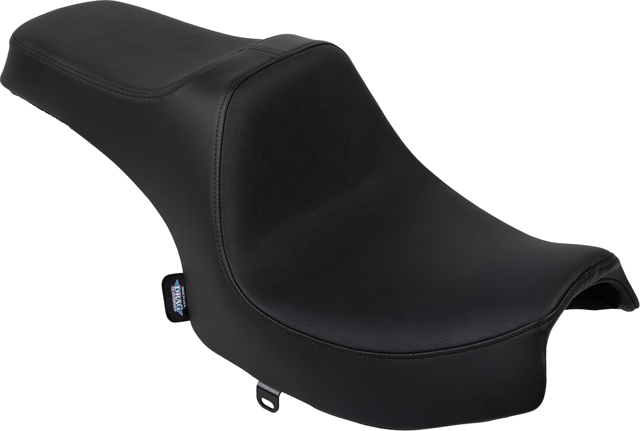 DRAG SPECIALTIES SEATS, Drag Specialties Seats Predator III Seat for Challenger 2020-2025 - Black Vinyl, Smooth Finish, Part 4718A