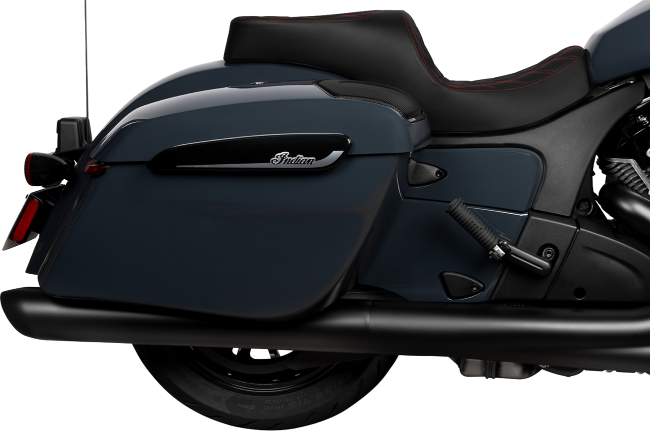 DRAG SPECIALTIES SEATS, Drag Specialties Seats Freedom Seat for Challenger 2020-2025 & Chieftain 2025 with Double Diamond Red Stitch by DRAG SPECIALTIES SEATS Part 4722D