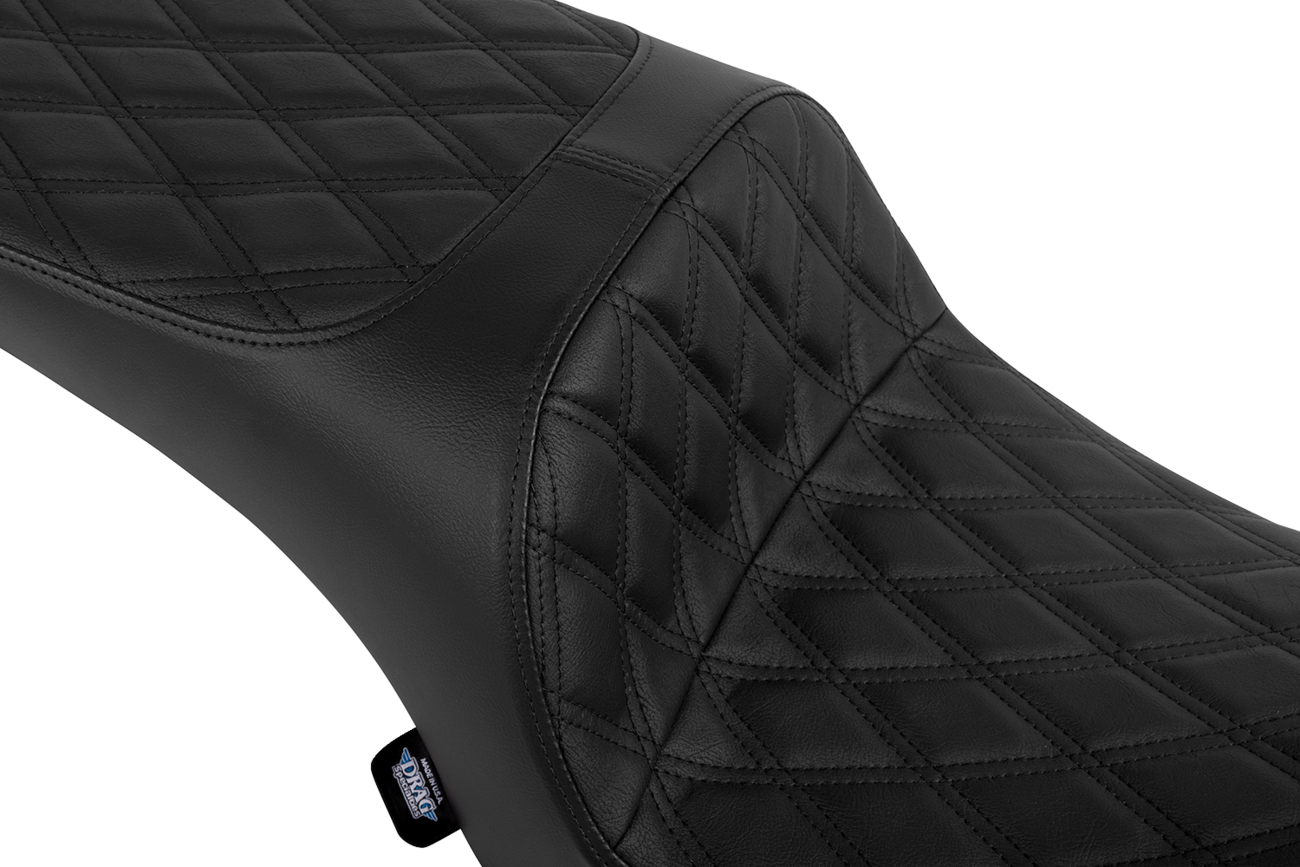 DRAG SPECIALTIES SEATS, Drag Specialties Seats Freedom Vinyl Seat with Double Diamond Black Stitch for Challenger 2020-2025 and Chieftain 2025 – Part 4722B