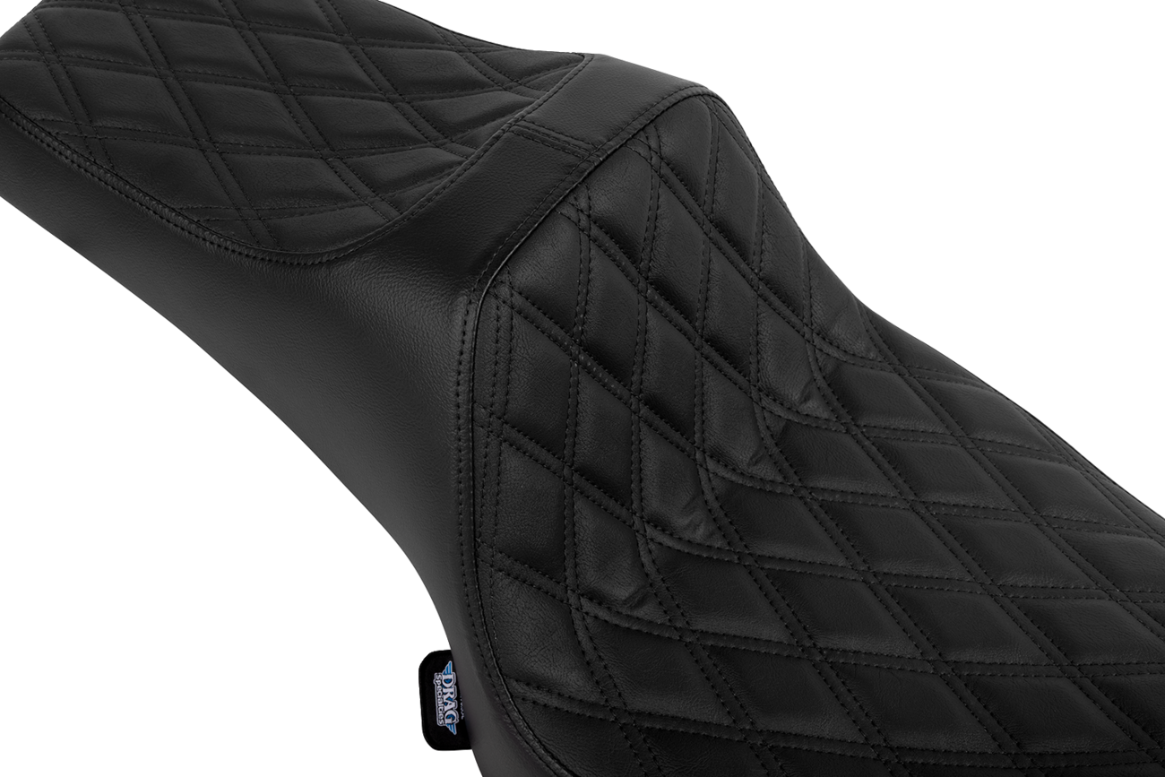 DRAG SPECIALTIES SEATS, Drag Specialties Predator III 2-Up Seat 4720B for Chieftain '25 and Challenger '20-'25