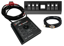 Load image into Gallery viewer, Spod 07-08 Jeep Wrangler JK SourceLT w/ Genesis Adapter and Red LED Switch Panel