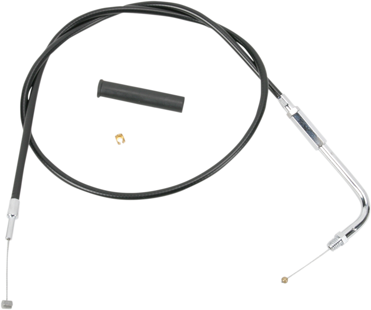 DRAG SPECIALTIES Black Vinyl Throttle Cable - 30 Inch, Part #4333600B