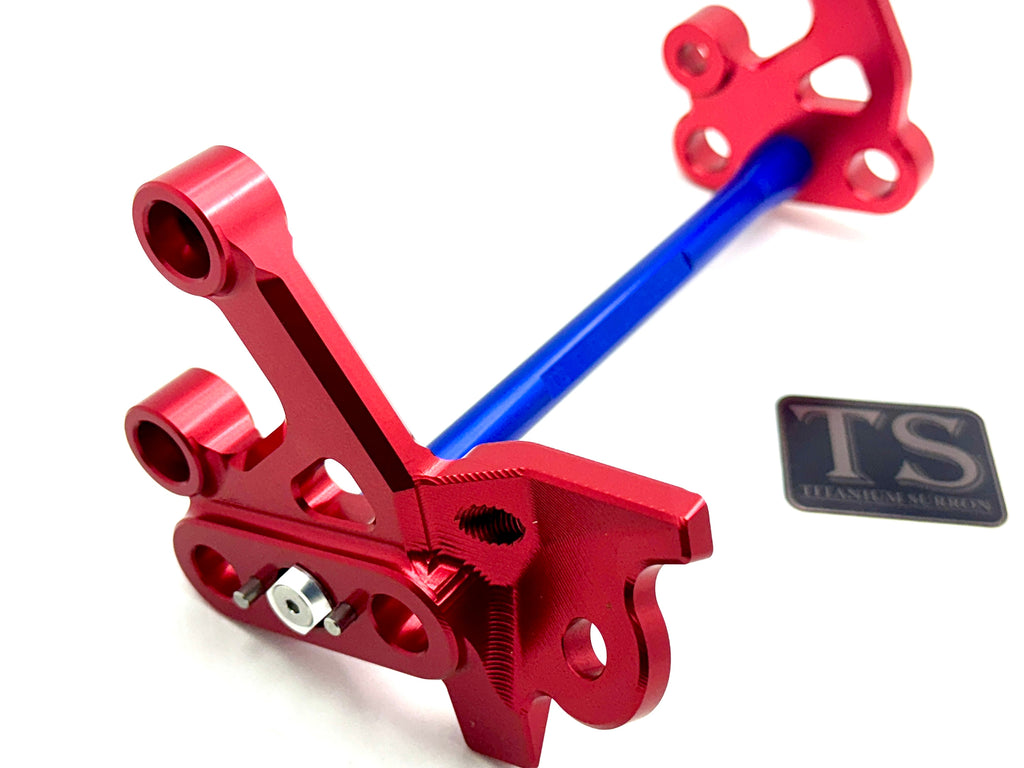 Custom CNC Aluminum Footpeg Bracket Assembly E-Ride Pro