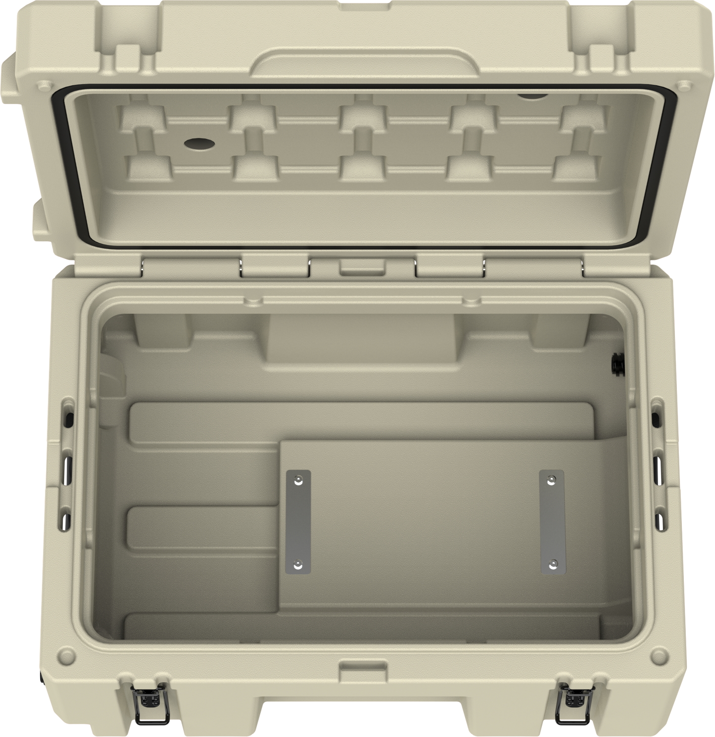 Cubix 76L Rolling Cargo Case — Wheeled Rotomolded Gear, Tool & Storage Box