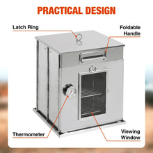 Load image into Gallery viewer, Foldable Stainless Steel Camping Oven with 3 Tier Grill for Propane Stove Baking Outdoor Cooking