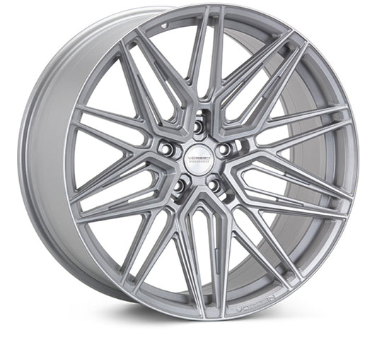 Vossen HF-7 19x9.5 / 5x112 / ET25 / 66.56 / Deep - Satin Silver Wheel
