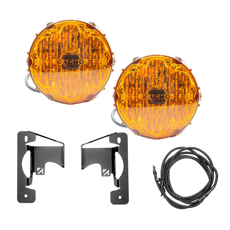 ARB Jeep JL/JT Nacho SAE Only Amber Plug N Play Fog Light Kit (Bumper Kit)