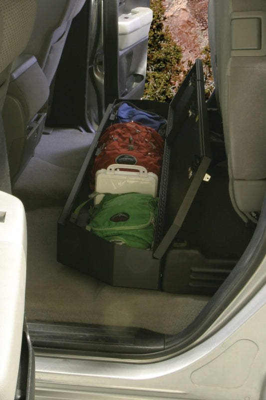 Tuffy 07-21 Toyota Tundra Double Cab Underseat Lockbox W/ Combo Lock