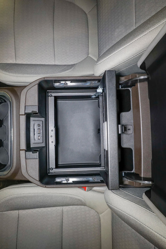 Tuffy Console Safe W/ Combo Lock For Chevrolet Silverado And Gmc Sierra W/ Flow Thru Console