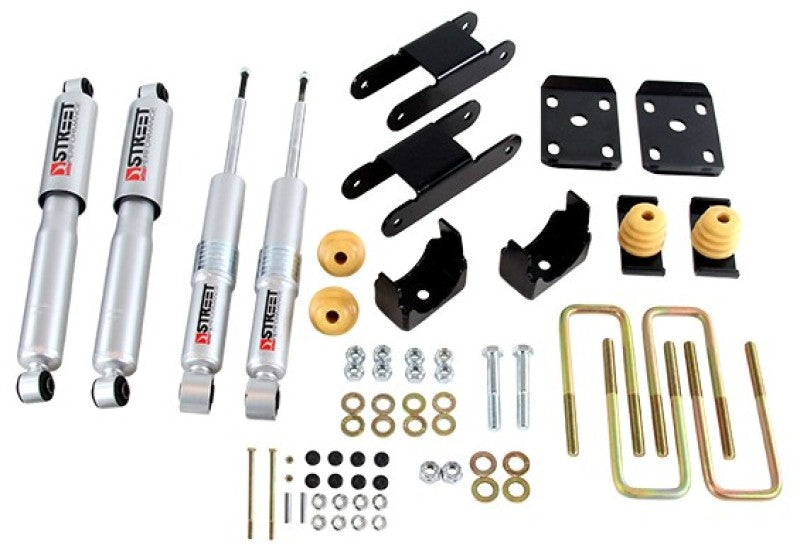 Belltech LOWERING KIT 18-20 Chevy Colorado/Canyon All Cab/SB -0-3in F / -4in R w/ Street Perf Shocks