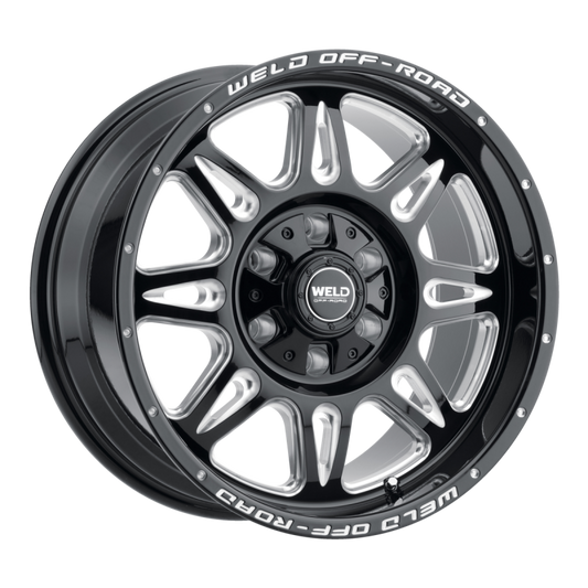 Weld Cheyenne 22x14 / 6x135 / 4.75 BS / 106.1 HB - Gloss Black Milled - Non-BL Wheel