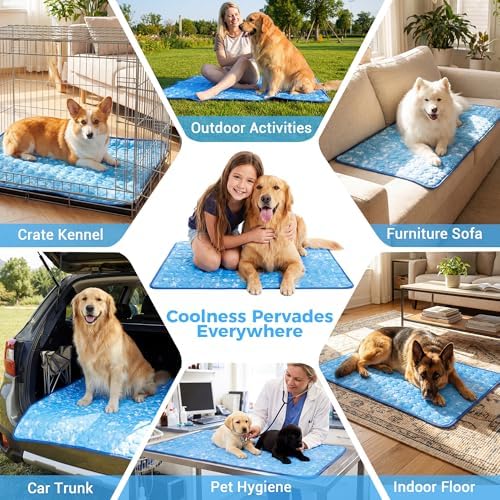 Dog Cooling Mat, Arc-Chill Cooling Fiber Self-Cooling Pad
