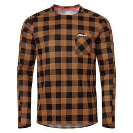 USWE Flannel Long Sleeve Lightweight Off-Road Jersey Bronze - XS