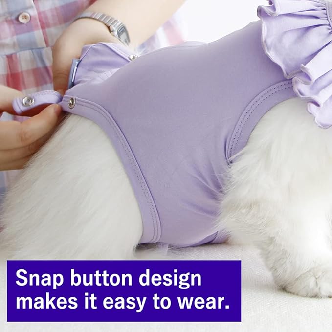 Cat Recovery Suit for Abdominal Wounds and Skin Diseases,Breathable Surgical Recovery Shirt After Surgery Wear Anti Licking Wounds,E-Collar Alternative for Female Cats Kitten(RSC01-orange-s)