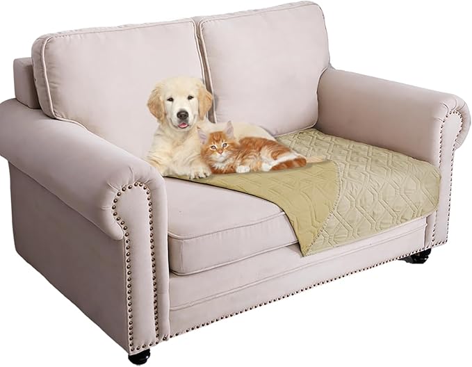 Ameritex Waterproof Dog Bed Cover Pet Blanket for Furniture Bed Couch Sofa Reversible