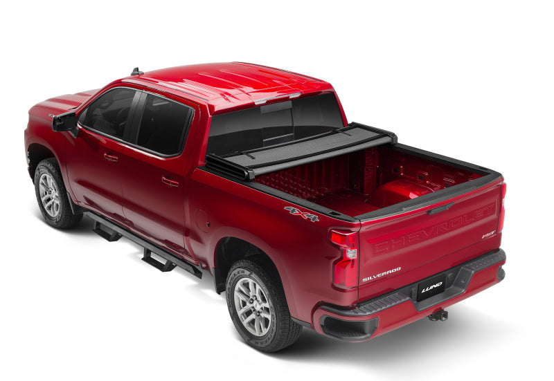 Lund 2023 Chevey Colorado 2023 GMC Canyon (5ft. Bed) Genesis Elite Tri-Fold Tonneau Cover Black