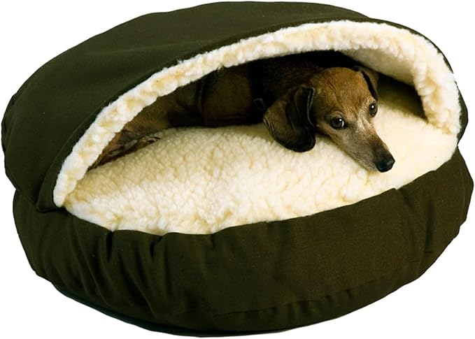 Small Snoozer Cozy Cave, Olive