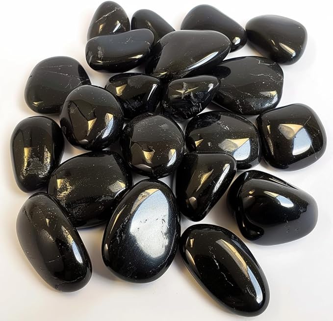 HappyFiller 18 LB Black Pebbles Decorative Polished Terrarium Rocks Stones for Aquarium,Fish Turtle Tank,Fountain,Plants Top Dressing,Cactus,Succulents,Garden Landscaping,0.8-1.6 Inch