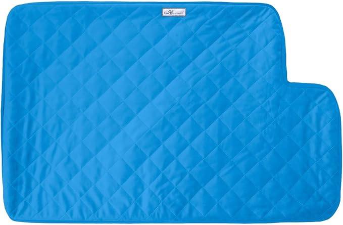 Paw Inspired Fitted Fleece Liner for Ferret Nation, Critter Nation Cage for Ferrets, Rats, Chinchillas, Hedgehogs & Other Small Animals (Blue, Top Pan Liner)