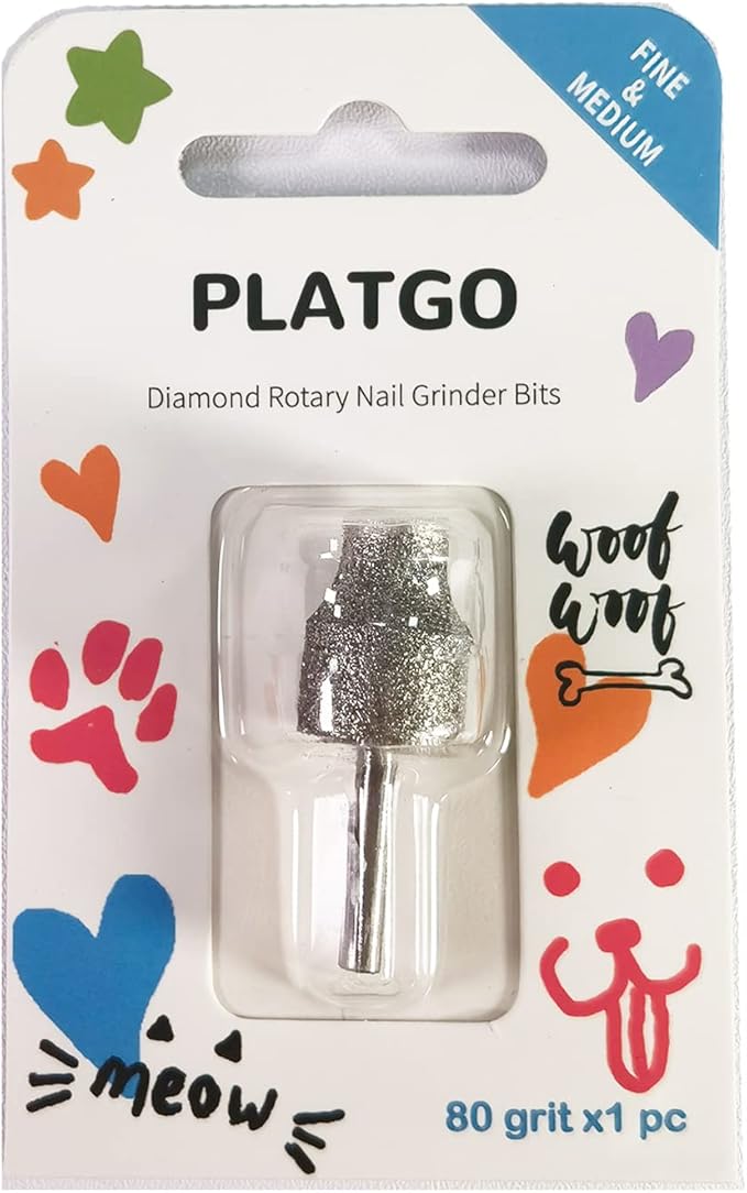 Diamond Nail Grinder Classic C, Diamond Dremel Dog Nail Grinder Attachment, Dogs&Pets Nail Care, 1/8'' Pet Nail Grinder Wheel Work with Dremel Sanding Drums for Animals Nail Care & Home Grinder Tools