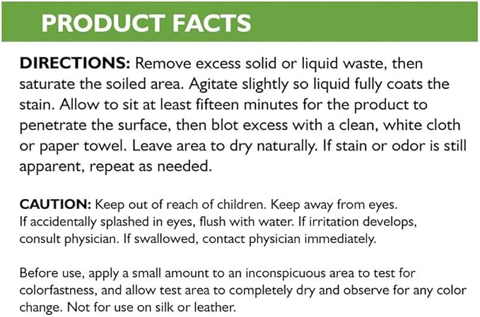 Only Natural Pet Advanced Dog Stain + Odor Remover with Oxy, All-Natural Professional Strength Enzymatic Cleaner - Pet Stain and Urine Odor Remover- 32 Fl Oz