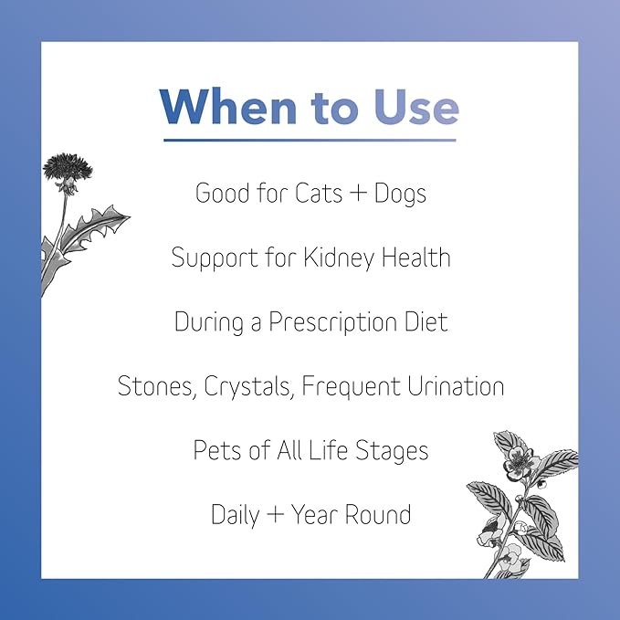 InClover Kidney – Bladder and Urinary Health Supplement for Dogs & Cats - with Resveratrol (Found in Cranberries), L-Carnitine & D-Mannose – Supports a Healthy Urinary Tract and Optimal Renal Function