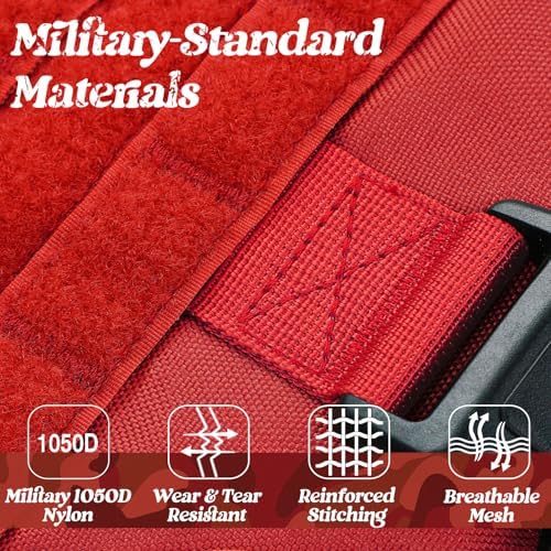 rabbitgoo Tactical Dog Harness for Medium, Heavy Duty Military No Pull Vest