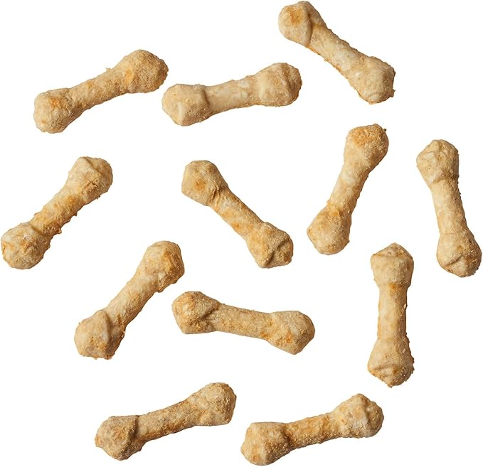 Fieldcrest Farms Nothin' to Hide 3 inch Ultra Knotted Bone Treats - Natural Rawhide Alternative Treats for Dogs, Collagen Based Snack for Heavy Chewers up to 15lbs - Chicken Flavor, 12 Pack