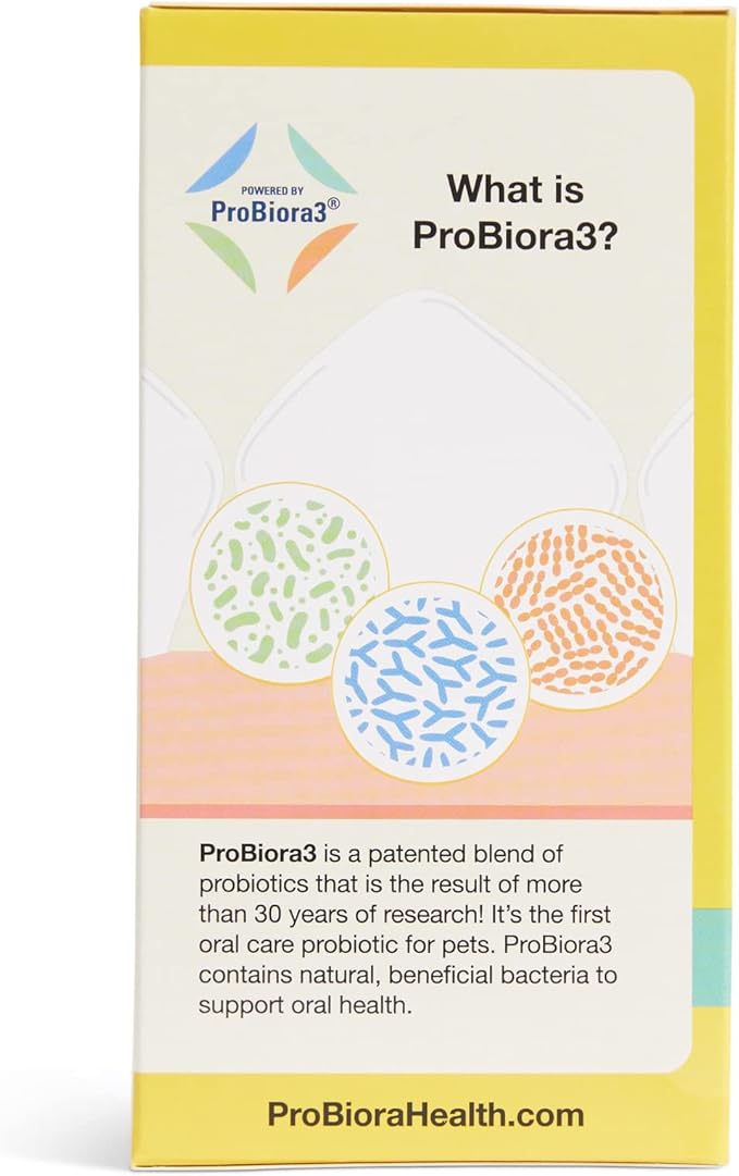 Probiora for Cats | Oral Care Probiotic Supplement | Pet Probiotics to Reduce Bad Breath | Cat Nutritional Supplement for Dental Health | 30 Servings (Jar) (30 Serving (Pack of 1), Jar)