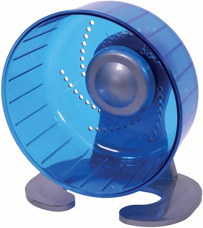 Petest Hamster Exercise Wheel, Silent Spinner Hamster Running Wheels, Diameter 6.7 inch, Blue